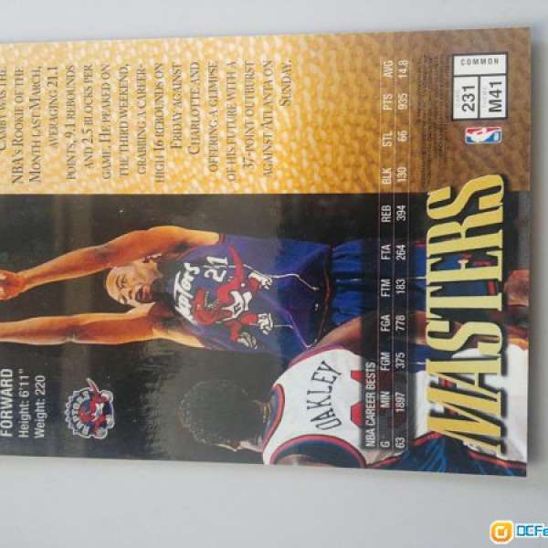 NBA CARD  marcus camby