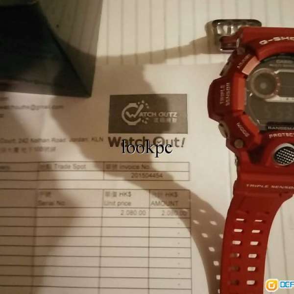 出售 casio gshock 紅貓 國際版 1 隻