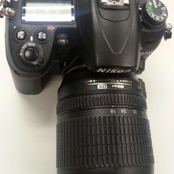 Nikon D7000 連18-105mm VR Kit Set (95%新，快門次數 5675，送相機袋，副電 及 SD...