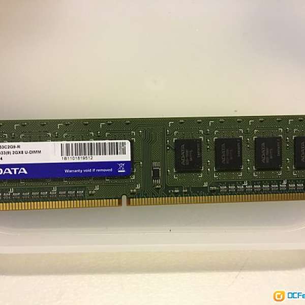 Adata ram DDR3 2GB 舊電腦 ram 當壞賣