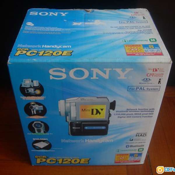 ( 收藏品 ) Sony Handycam PC120E DV 攝錄機__拍照 + 錄影 ( 全套 )