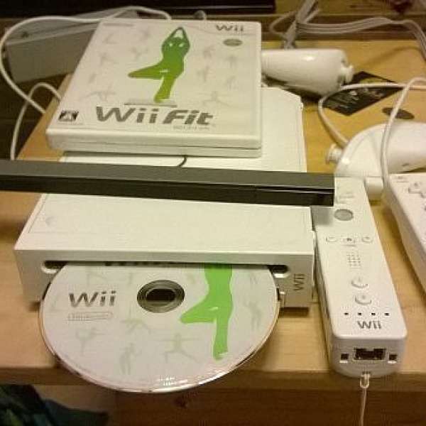 Wii + Wif fit set