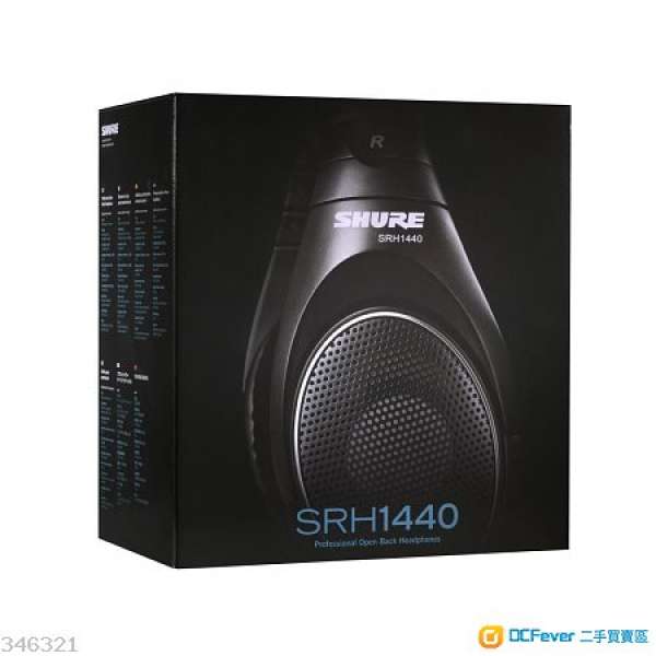 SHURE SRH1440 開放式耳機 95% NEW