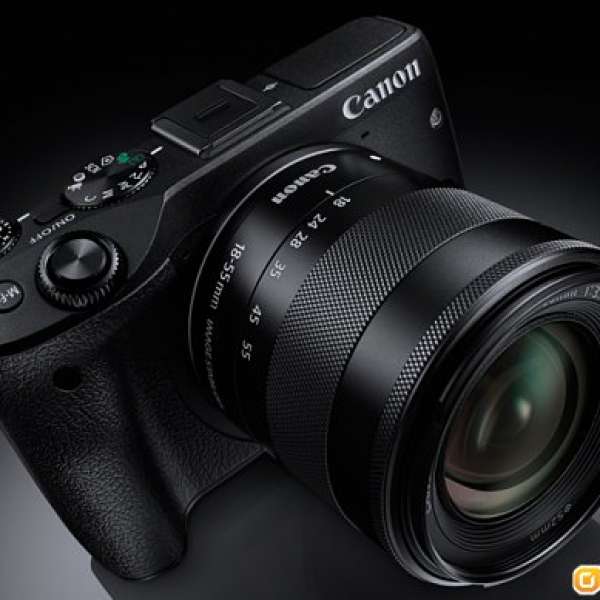 Canon Eos M3 Kit + adaptor EF len