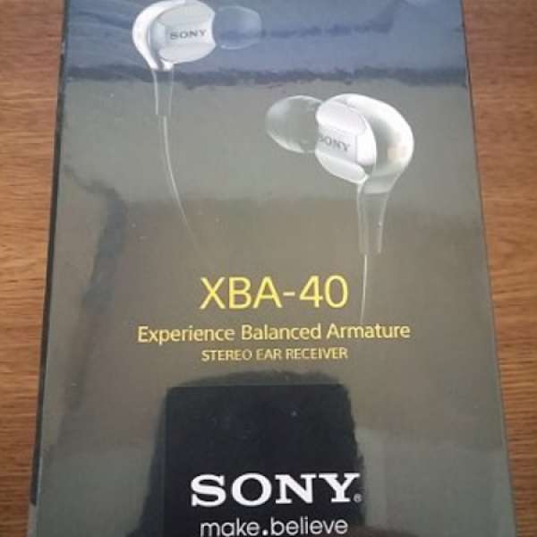 ***全新罕有頂級經典*** Sony XBA-40 4單元 耳機 金，銀色(唔係ip版）