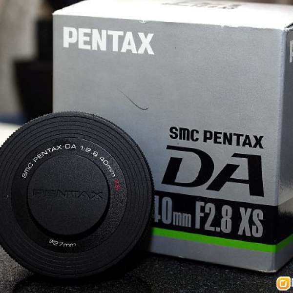 Pentax 超薄超輕餅鏡 DA40mm F2.8 XS 有盒, 少用