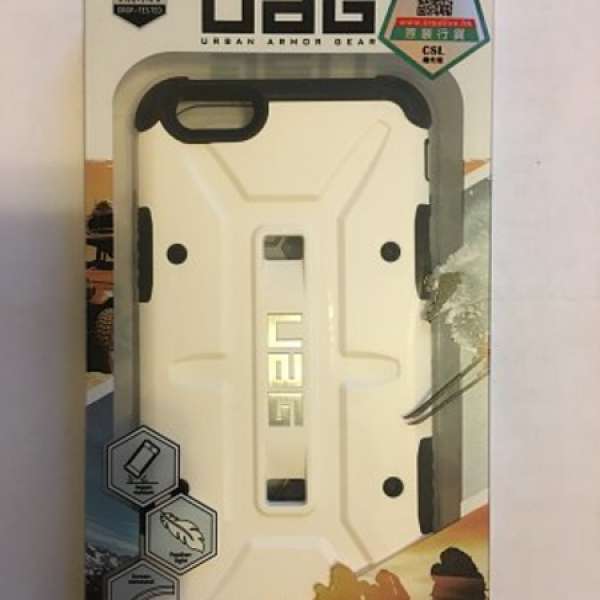 全新 iPhone 6/6S Plus UAG case 白色 冬天snowboard必備
