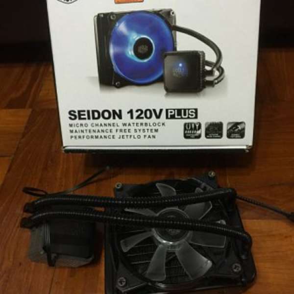 95%新Cooler Master Seidon 120V Plus CPU Cooler 水冷