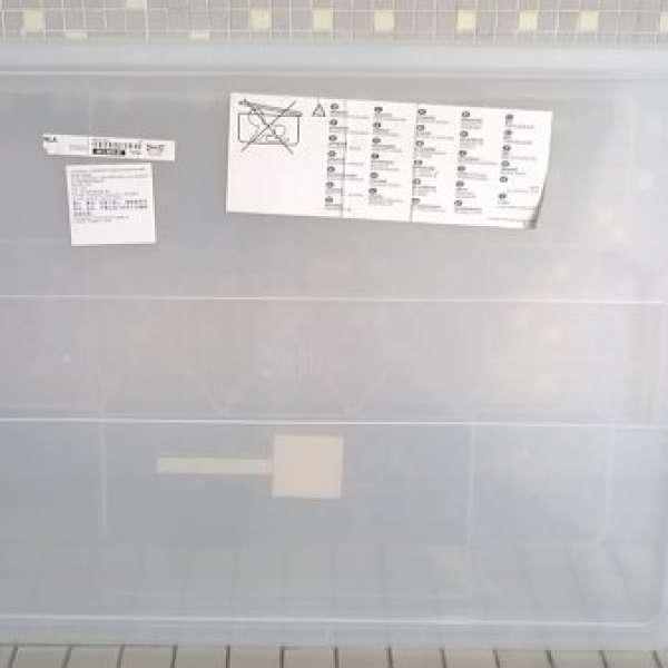 IKEA宜家   透明储物膠盒