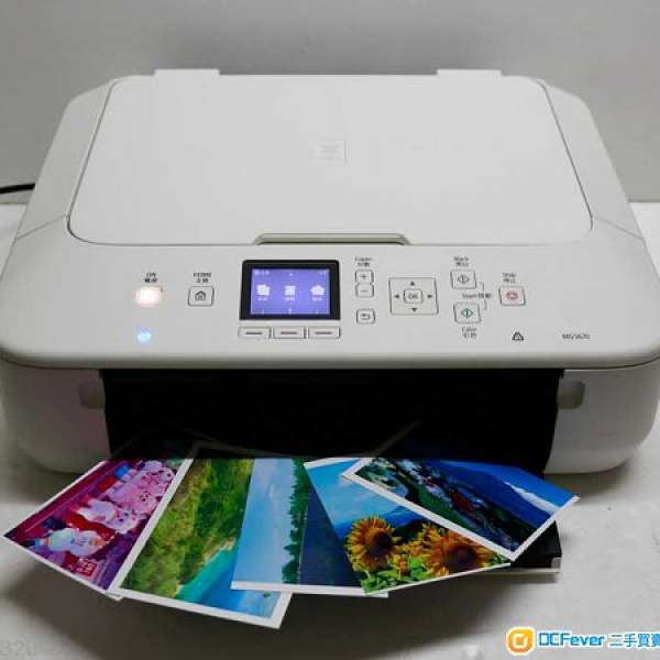 新淨五色墨盒canon MG 5670 Scan printer<WIFI>送一套新代用墨盒