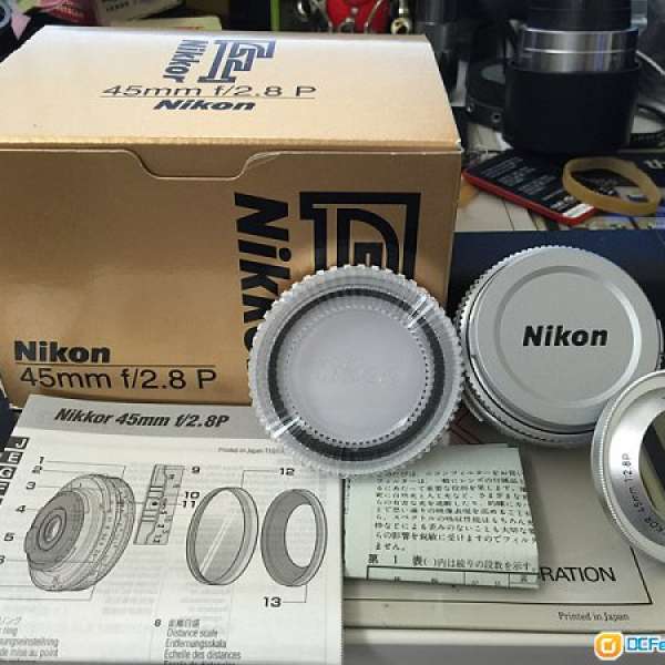 Over 95% New Nikon 45mm f/2.8 P Lens with box