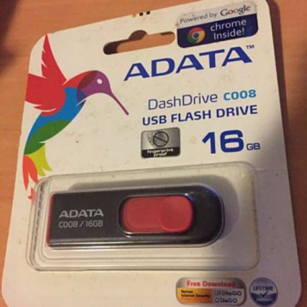 Adata 16g 16gb USB Flash Drive 手指 + OTG Cable