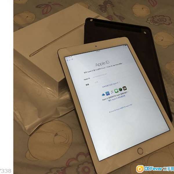Apple 金色 iPad Air 2 4G 128GB (連Apple Care +Apple 原裝套)