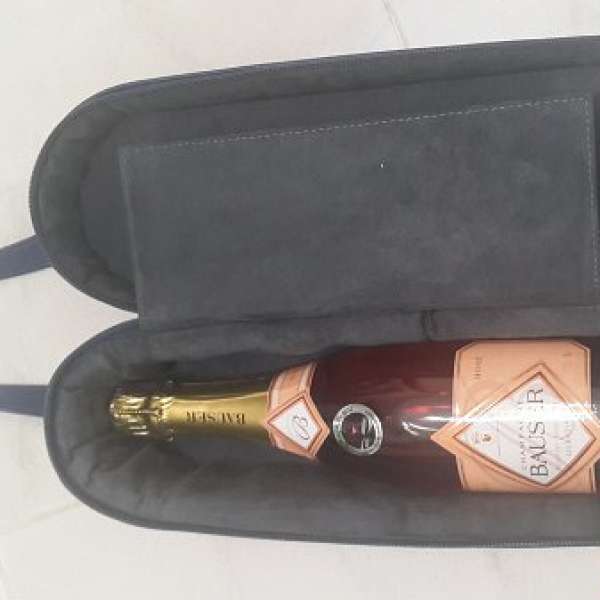 法國bauser rose' champagne連double wine case