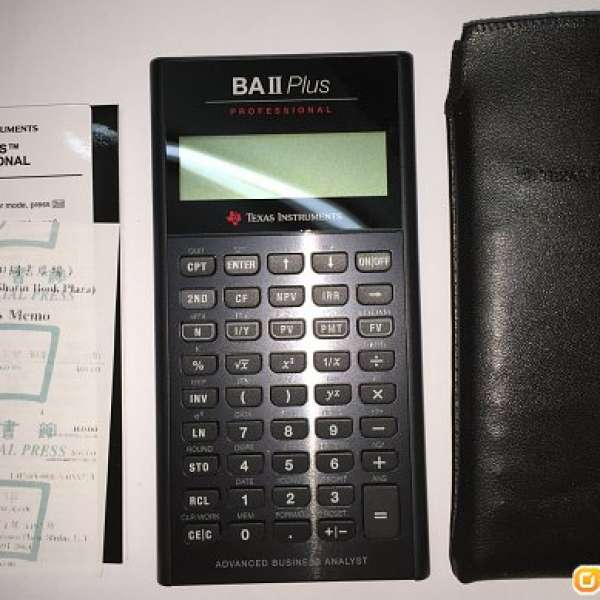 BA II Plus 財務計算機 (行貨有單有保養)