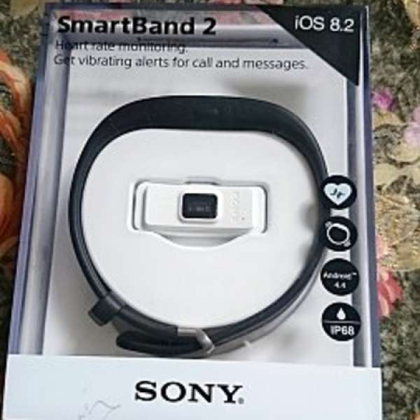 Sony Smartband 2 SWR12 100%NEW (black)保養至2016年4月