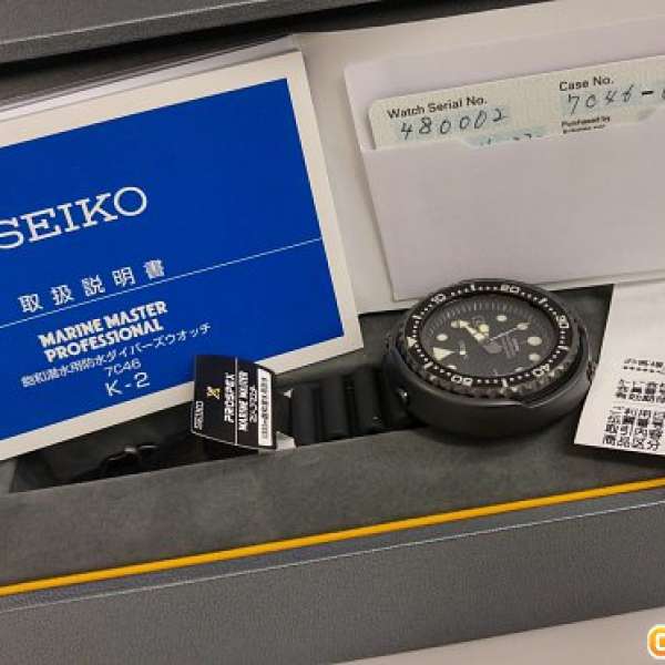 出售 100% 全新 Seiko Sbbn013 精工 1000米 石英吞拿