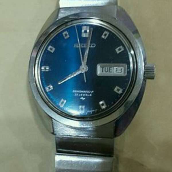 1968年古董seiko精工  SEIKOMATIC-P  5106-7010  33石 藍面