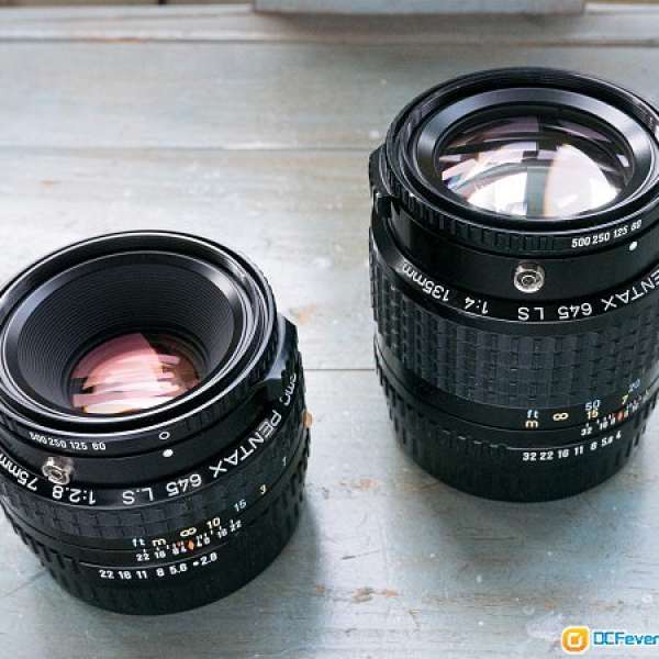 Pentax 645 SMC LS 75mm f/2.8 & 135mm f/4 for 645Z or 645D