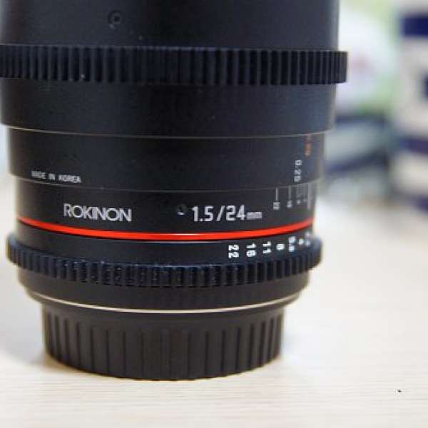 Rokinon (Samyang) T1.5 24mm ED AS IF UMC for Canon