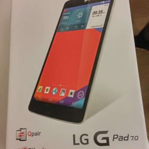 全新未使用 LG G Pad 7.0 LG-V400 平板電腦 Tablet 7寸 1GB RAM 1.2Ghz 雙核心
