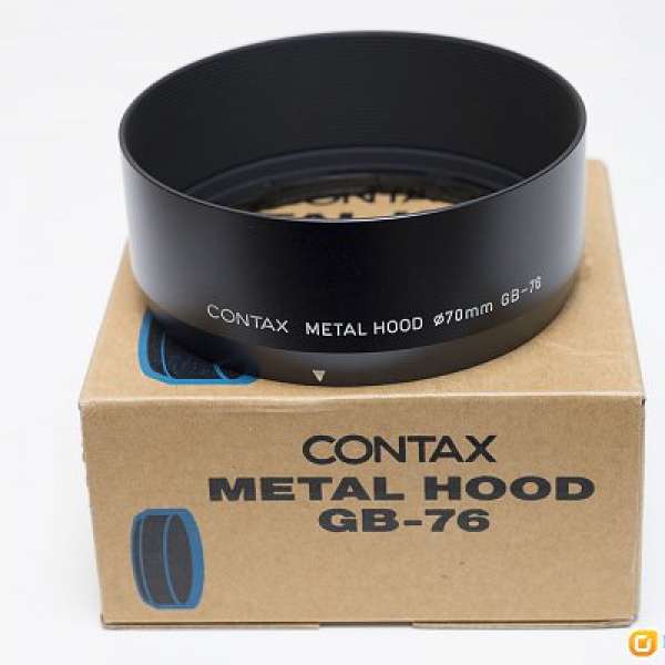 CONTAX Metal Hood GB-76 原廠 遮光罩  95% 新