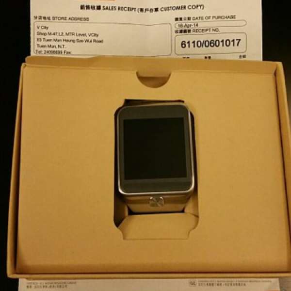 Samsung Gear 2 手錶黑色95%香港行貨