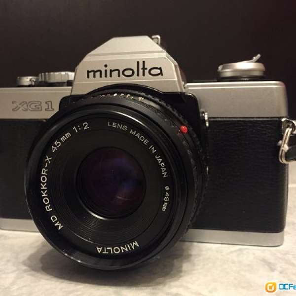 合新手 Minolta xg-1 + 45mm f2 MD ROKKOR餅鏡