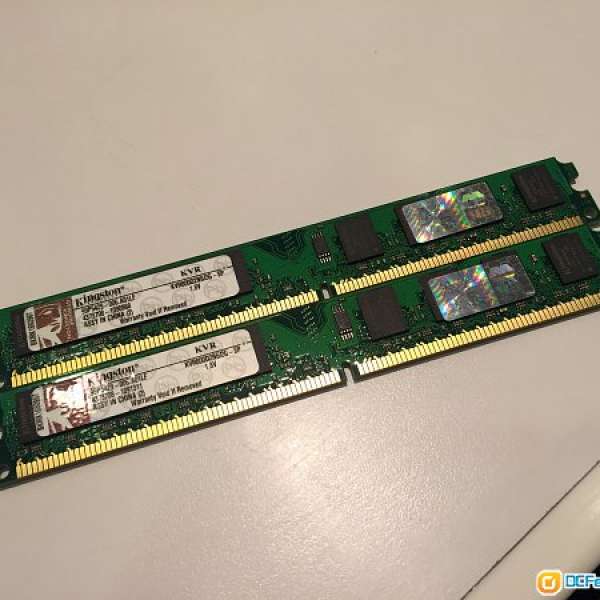 kingston ddr2 800 2gb x2 =4gb 聯強永久保養