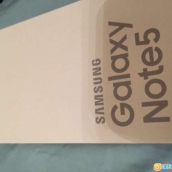 全新未開封Samsung Note 5 金色 64gb