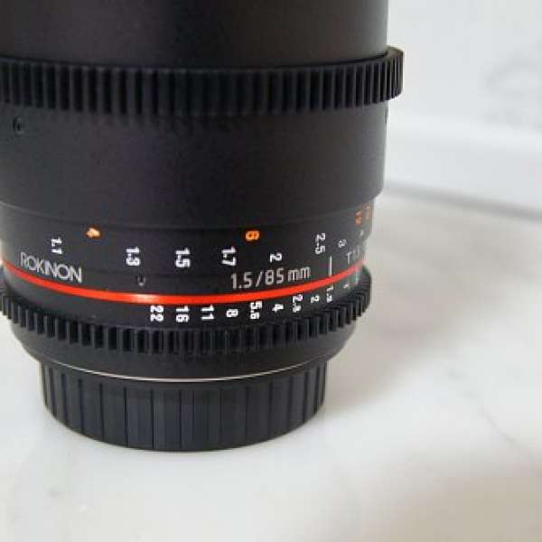 Rokinon (Samyang) T1.5 85mm for Canon電影鏡