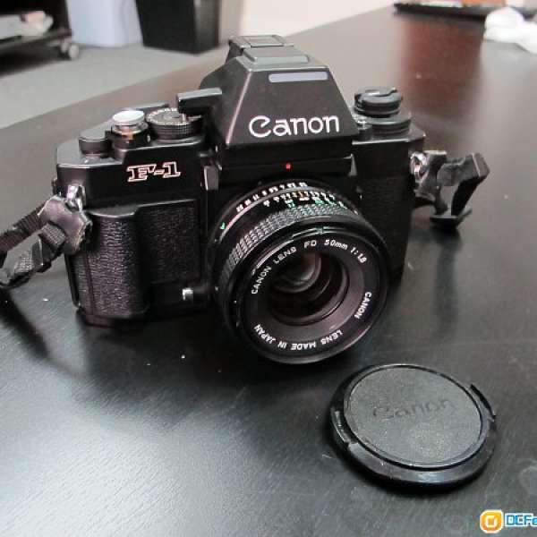 Canon New F-1 Body + nFD 50mm F1.8