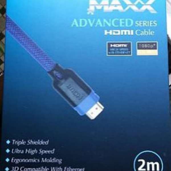New MAXX Adanced HDMI (version 1.4) 2m cable
