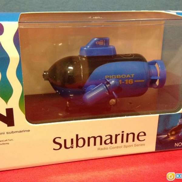 Submarine 迷你遙控船 777-219 潛水艇（藍色）
