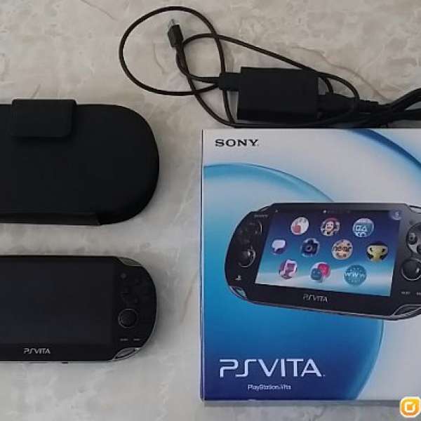 Sony PCH-1006 PSVITA 黑色主機 with 8 GB card