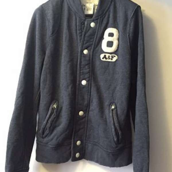 New! Abercrombie A&F Size L baseball jacket  not nike Adidas new era