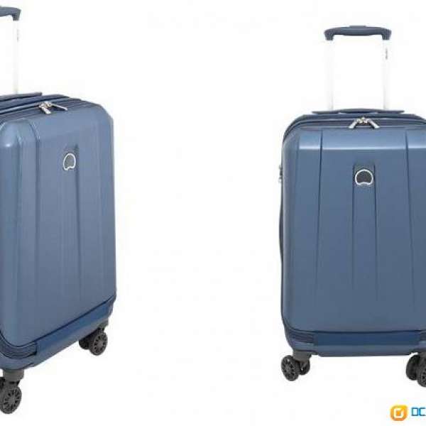 100%NEW 100%REAL 國際品牌 DELSEY SHADOW TROLLEY 伸縮型登機行李箱 雙四輪 55CM 藍...