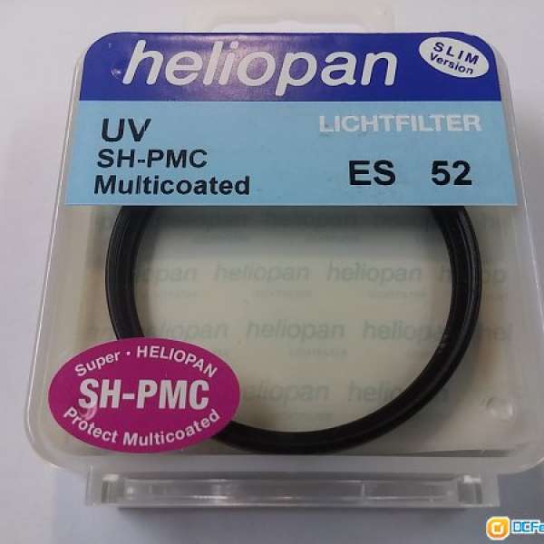100% 新 heliopan 52mm UV SH-PMC Multicoated filter
