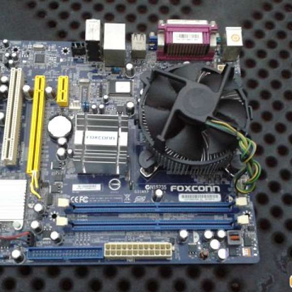 Foxconn+Asus主板 Intel雙核E5400全新無線Mouse風扇IntelCPU