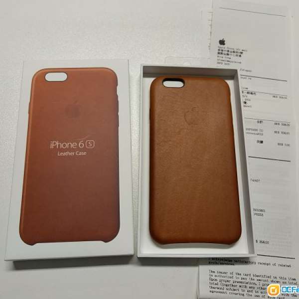 Apple iPhone 6s 皮革護殼 - 鞍褐色 95%新