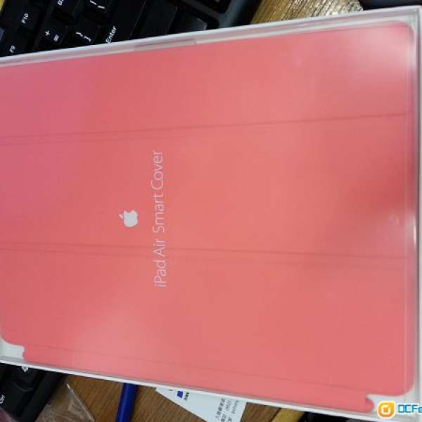 Apple iPad Air Smart Cover (PINK) 開左封 未用過