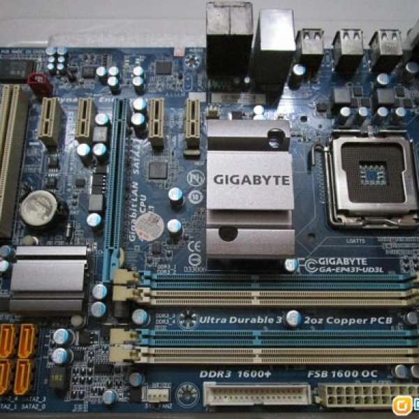Gigabyte GA-EP43T-UD3L(可用ddr3) + Intel Xeon E5450