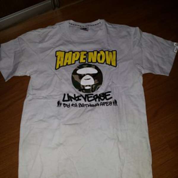 Aape 白底tee aapenow logo