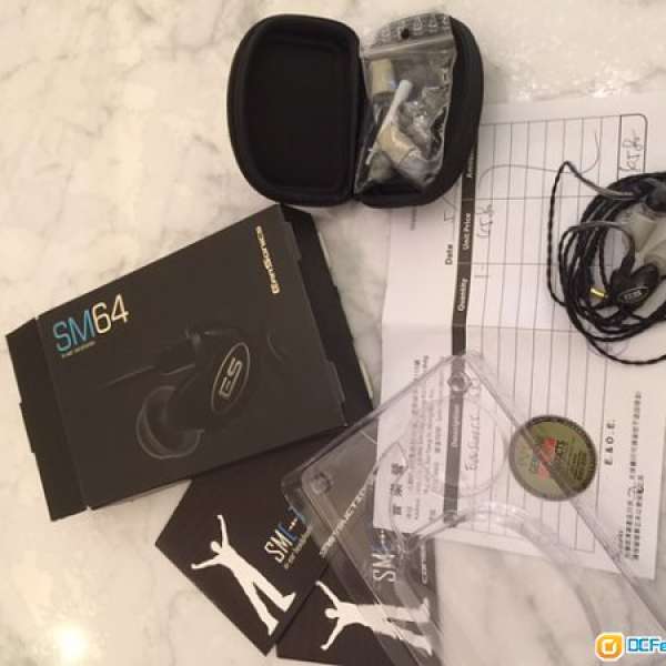 [法國浪漫之聲] EarSonics SM64  IEM. (不是Shure, Westone, ASC, Fitear, JH, Senn