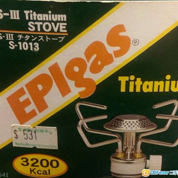 EPIgas BPS-III Titanium Stove 露營用爐頭 連全新gas 兩罐