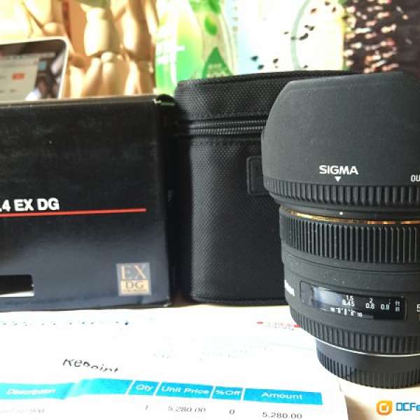 Sigma 50mm 1.4 ex DG for Nikon