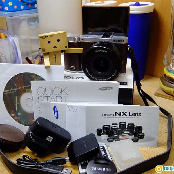 Samsung nx3000 16-50 kit set 啡色