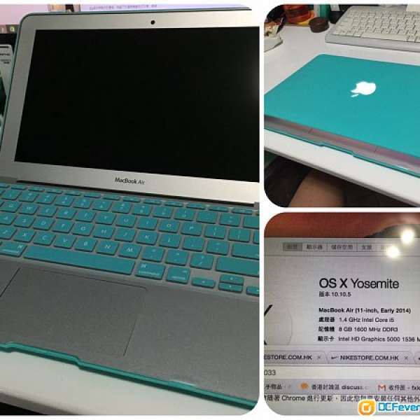 出售: Macbook Air 11.6 early 2014 (8GB Ram) 99% new