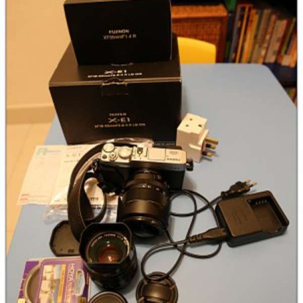 Fujifilm X-E1 XF18-55mm F2.8-4 R LM OIS Kit Set + XF 35mm F1.4