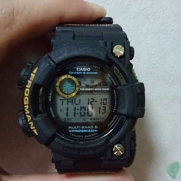 全新 Casio Frogman 黃金蛙 GWF-1000g-1